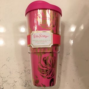 Lilly Pulitzer Flamingo tumbler (NWT)
